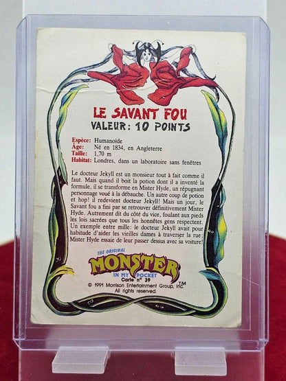 Carte - FR - VF - Monster In My Pocket MIMP - Le Savant Fou