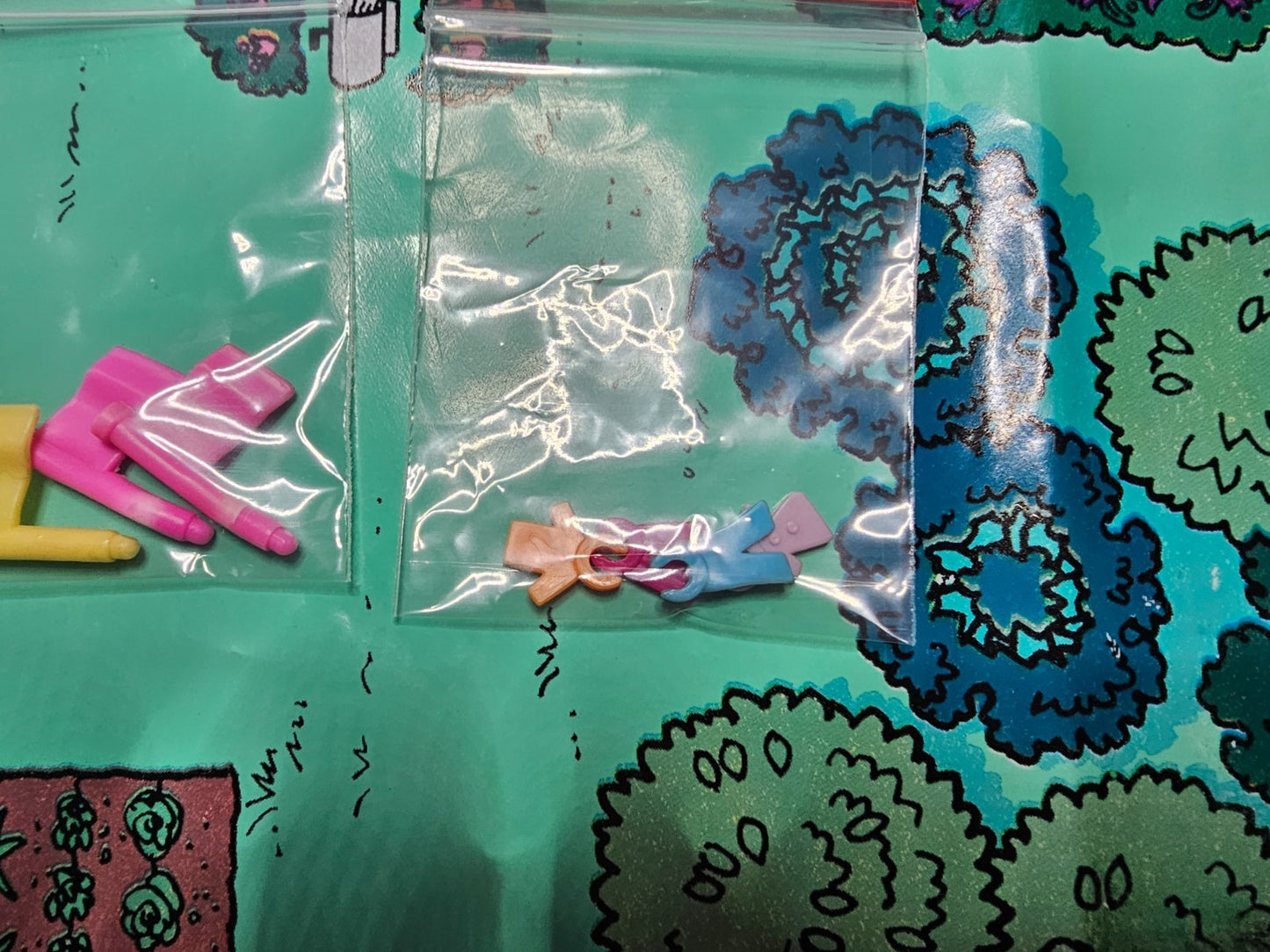 Polly Pocket Magical Movin Pollyville 1996 Bluebird Complet Tapis Vintage3