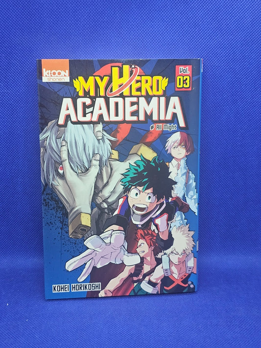 My Hero Academia Tome 3 All Might Kohei Horikoshi Ki oon 20160