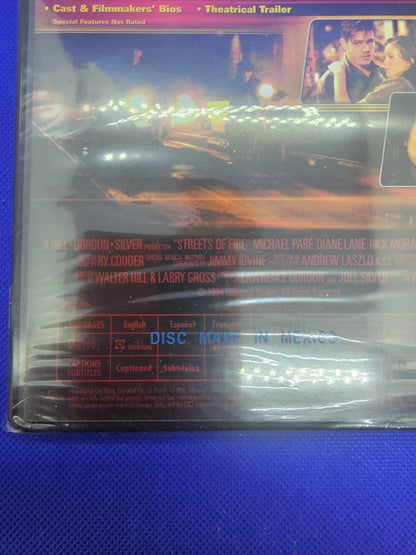 Streets Of Fire DVD WideScreen Universal 1984 Zone 1 Neuf Scellé3