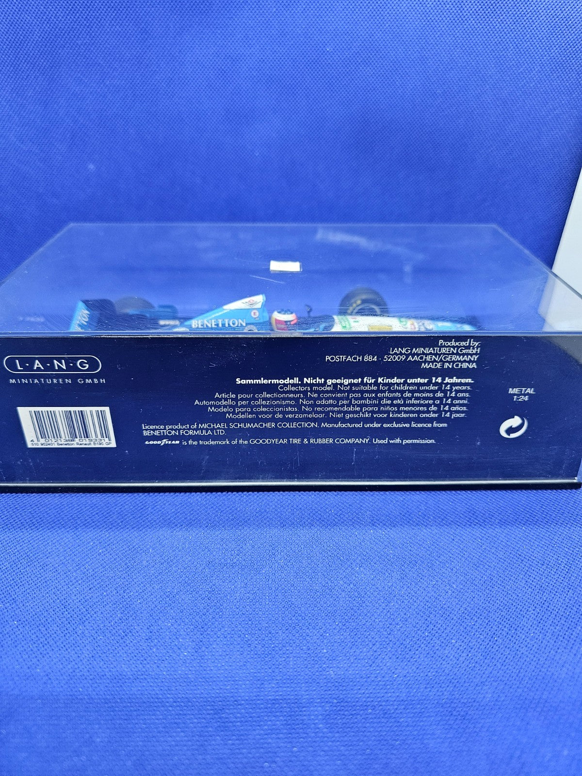 Benetton Renault B195 Michael Schumacher Collection LANG 1995 F1 1247