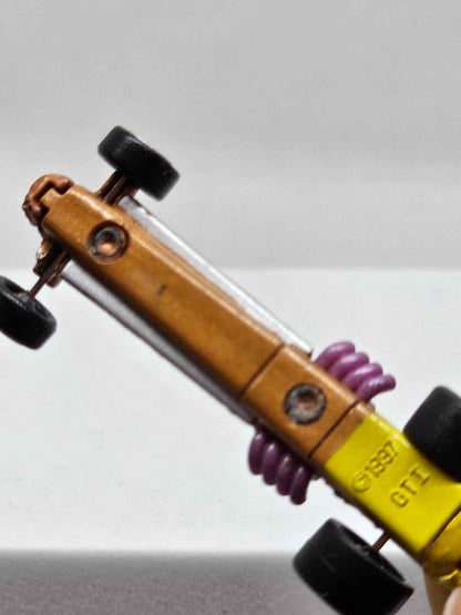 Micro Machines Slingshot Dragster, Galoob GTE, 1993, Cuivré