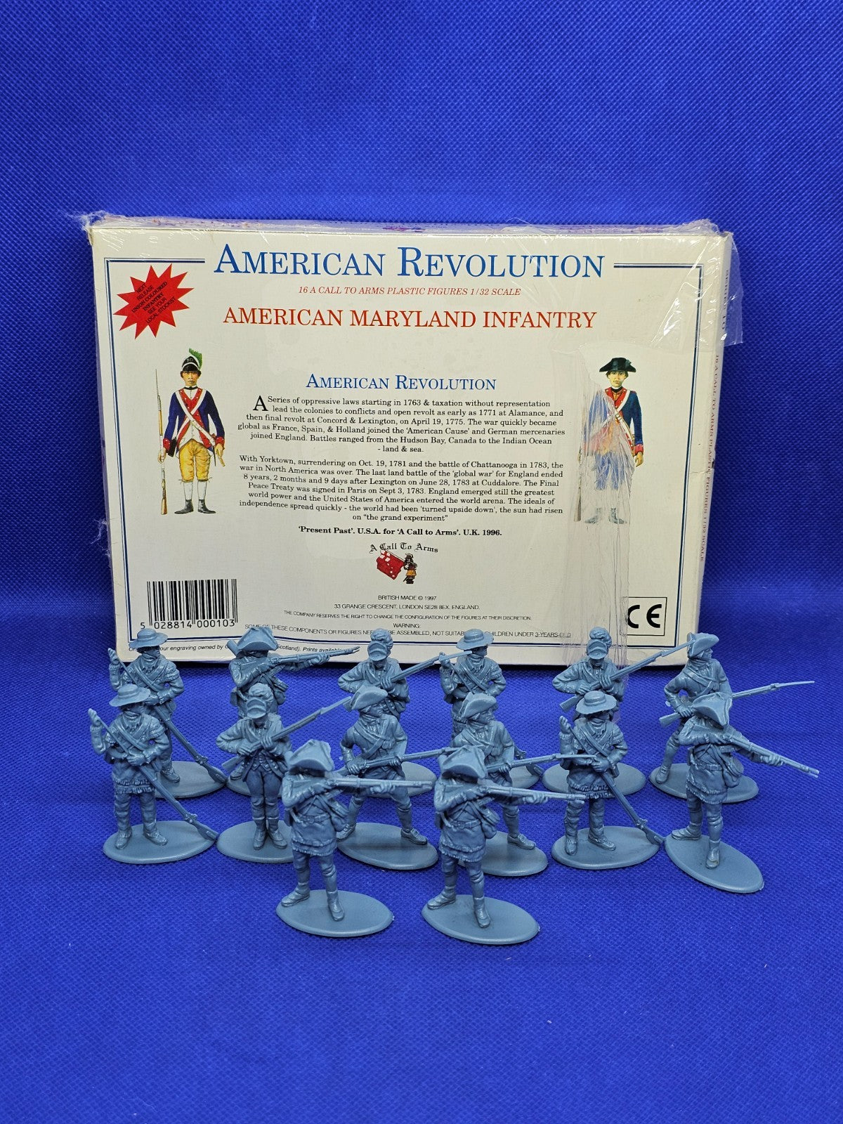 American Maryland Infantry American Revolution A Call to Arms 132 1997 14 figuri1