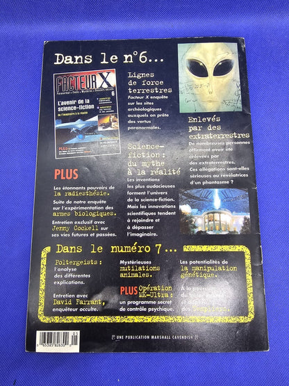 Facteur X n°5 Combustion spontanée OVNI Paranormal Marshall Cavendish 19971