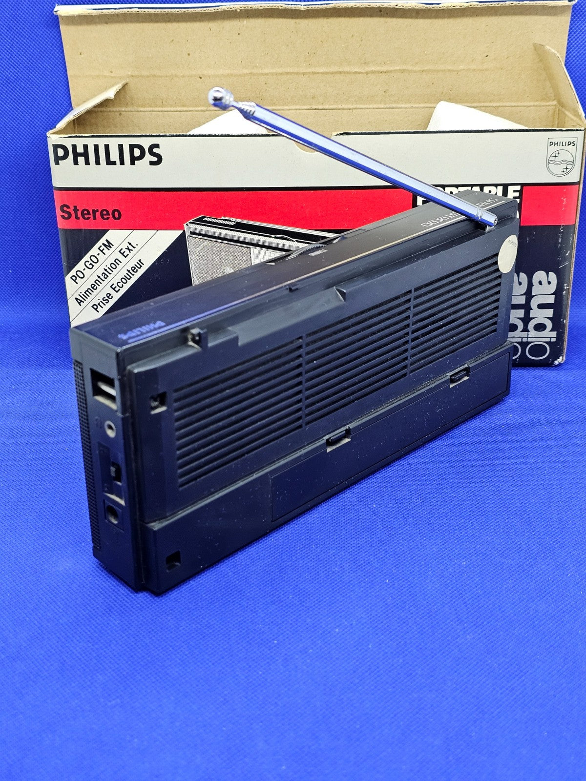 Radio Portable Philips D1672 Stereo LW MW FM Années 80 Avec Boîte9