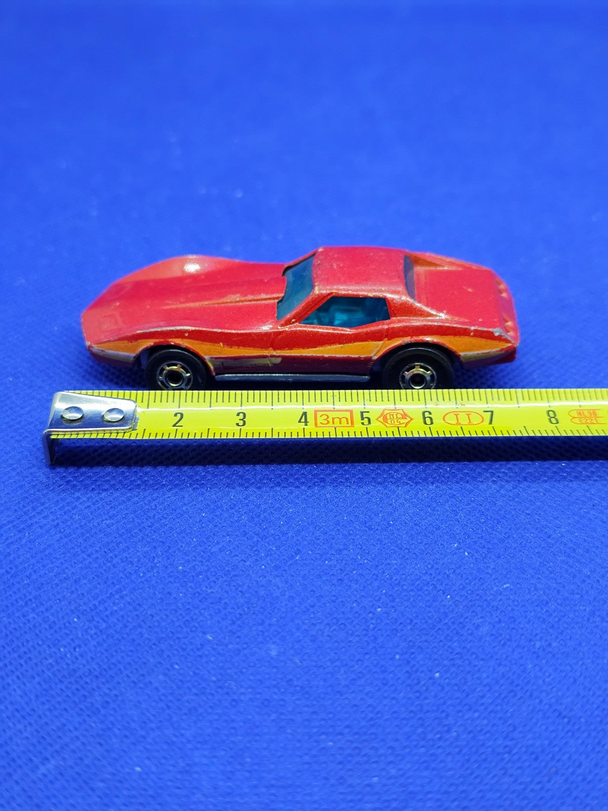 Hot Wheels Corvette Stingray C3 Mattel Hong Kong 1980 Rouge 7 cm5