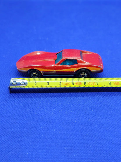 Hot Wheels Corvette Stingray C3 Mattel Hong Kong 1980 Rouge 7 cm5