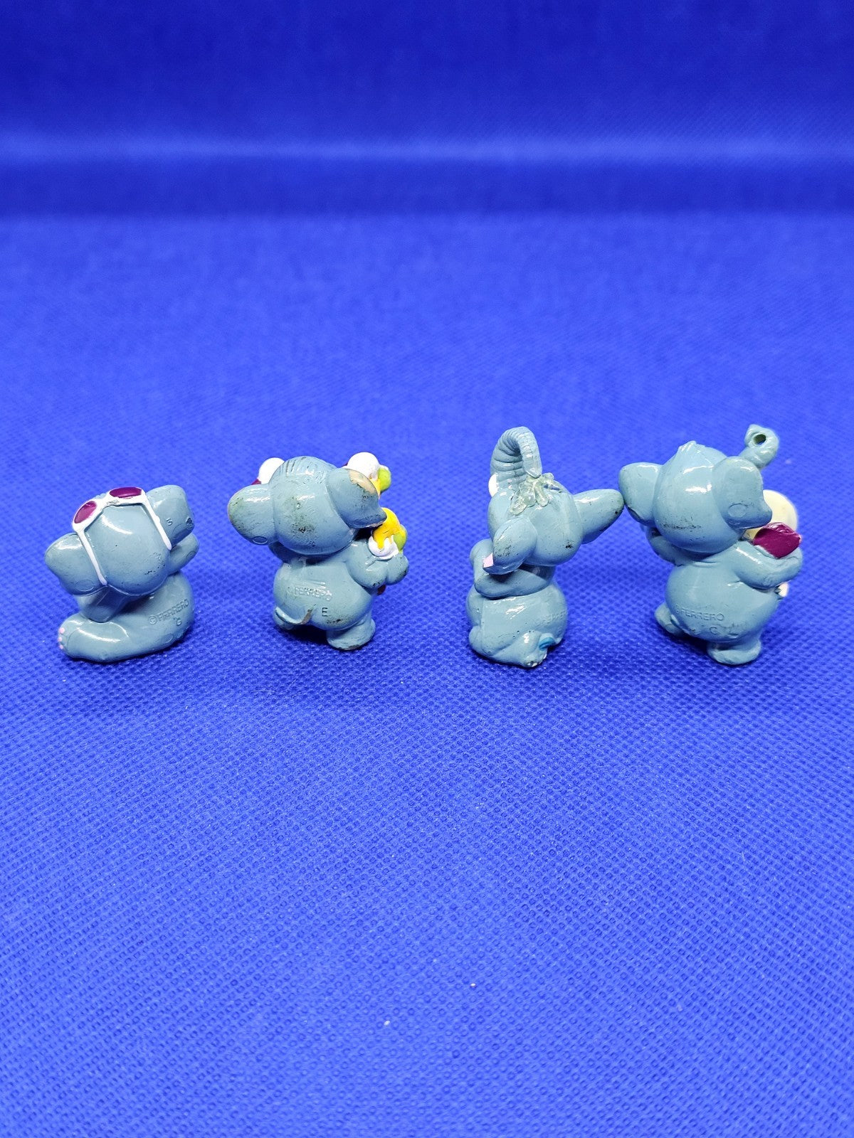 Lot 4 Figurines Éléphants Kinder Surprise – Vintage Années 90 – 1 Incomplet3