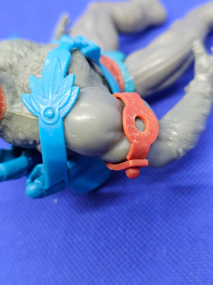 Stratos MOTU Maîtres de l'Univers Mattel 1982 Taiwan ailes rouges harnais bleu3