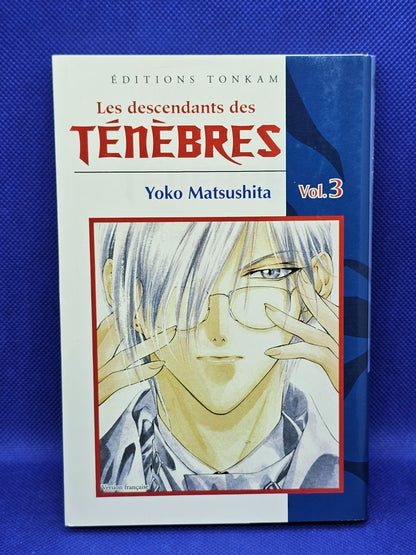 Les Descendants des Ténèbres Tome 3 Yoko Matsushita Tonkam Manga VF0