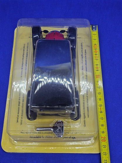 Taxi Vintage Tin Toy Paya Reproduction Voiture Ancienne Mécanique à Clé 20 cm3