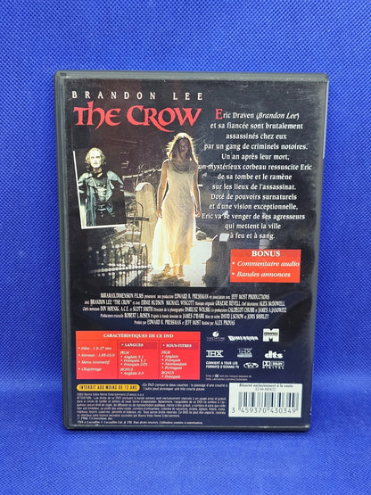 The Crow DVD Édition Spéciale Brandon Lee Alex Proyas Buena Vista 19941