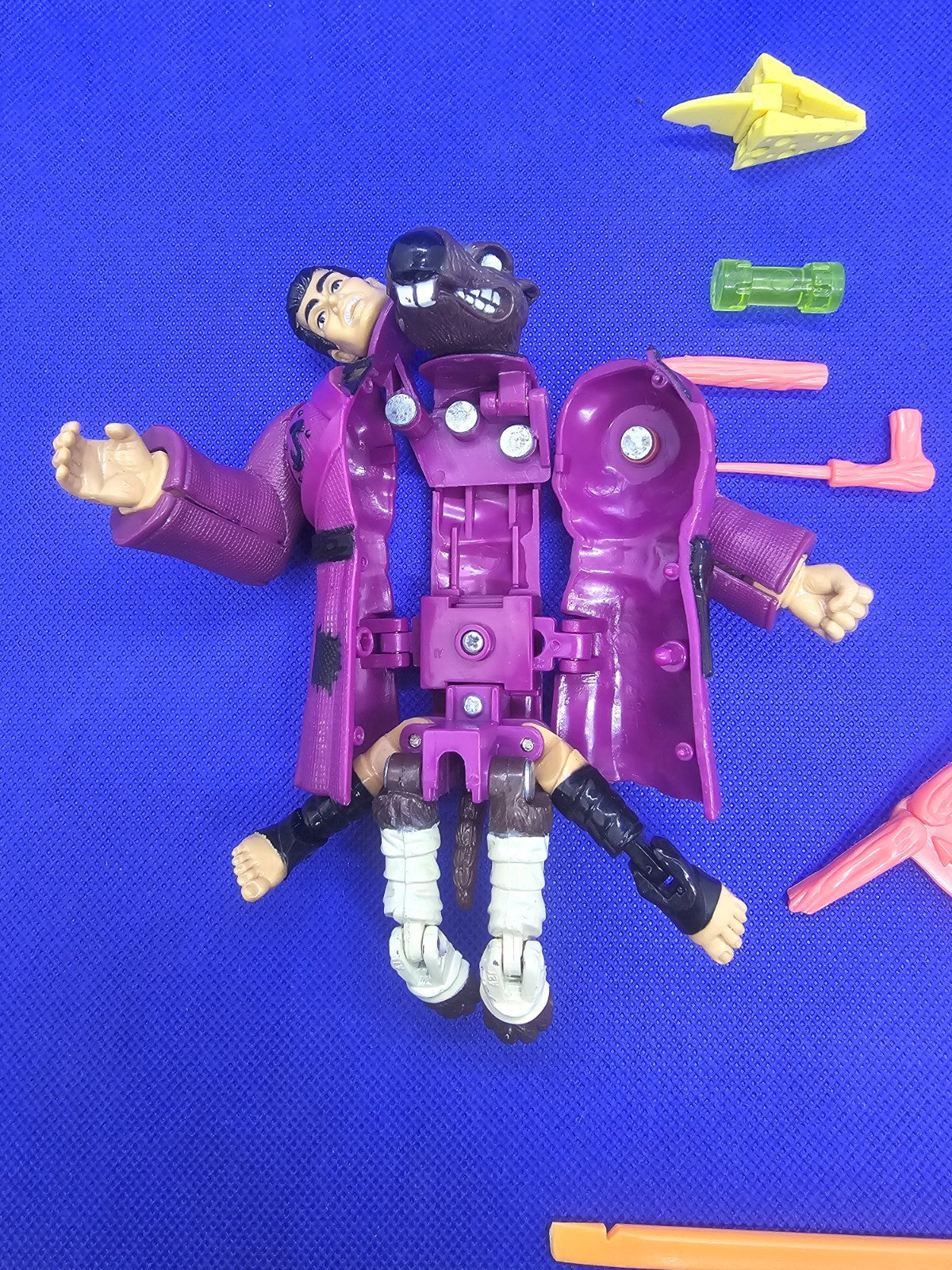 Mutatin Splinter TMNT 1992 Playmates Toys Figurine Complète Vintage 13 cm4