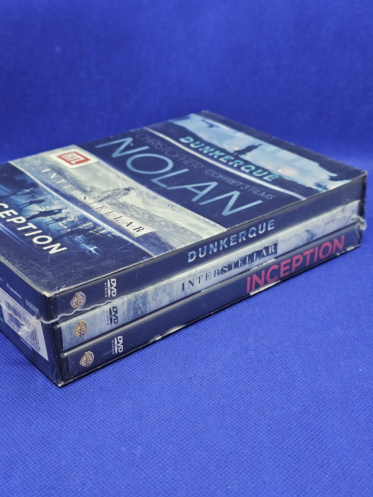Christopher Nolan Coffret 3 DVD Dunkerque Interstellar Inception Warner Bros 2012