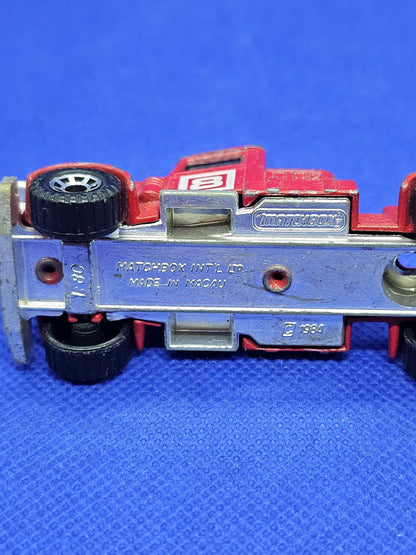 Matchbox Convoy Peterbilt Fire Engine Tractor Unit N°8 1984 Made in Macau 1905