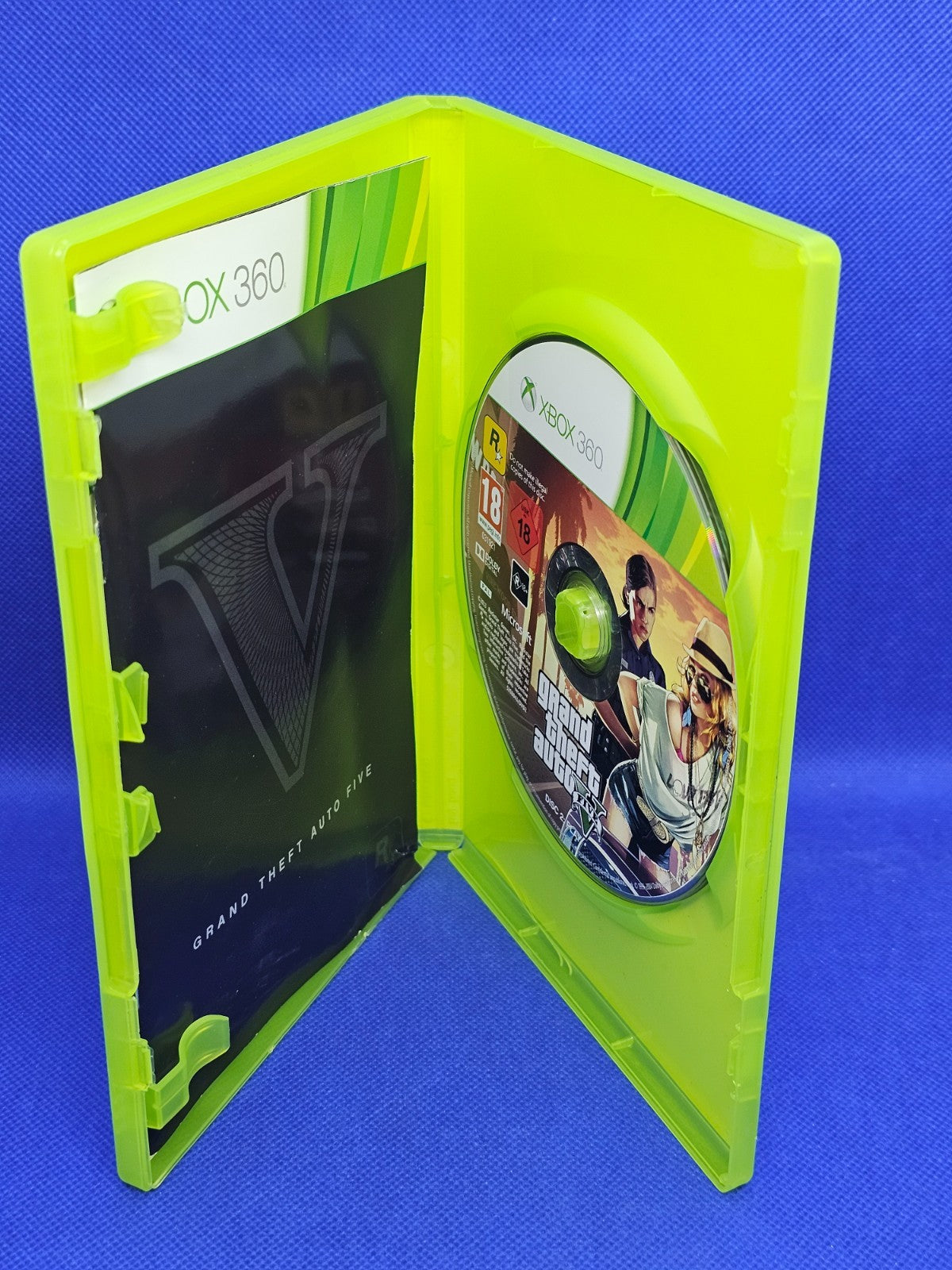 Grand Theft Auto V GTA 5 Xbox 360 PAL Français Rockstar 2013 sans carte2