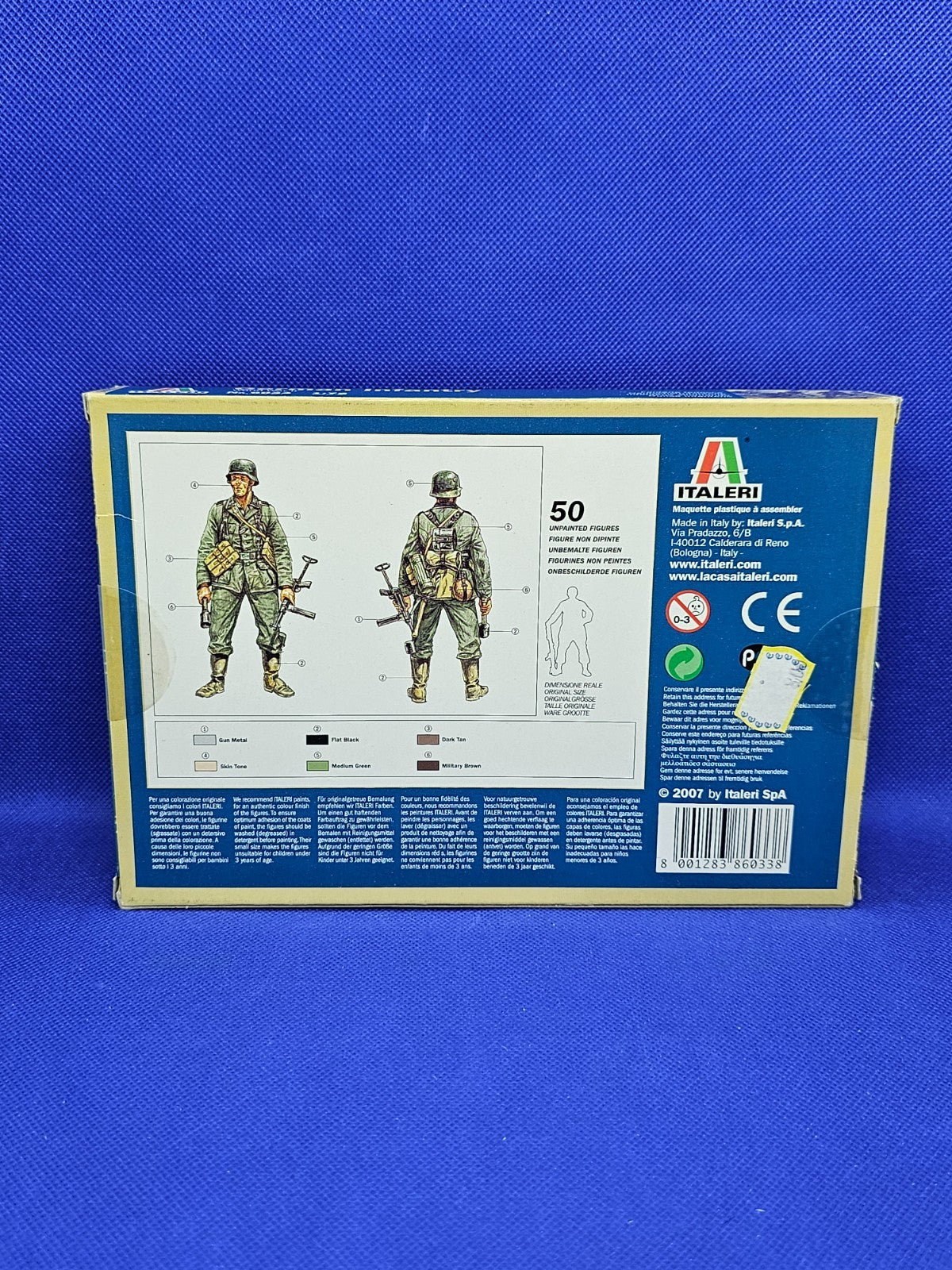 Italeri German Infantry WWII 6033 50 Soldats Allemands 172 20071