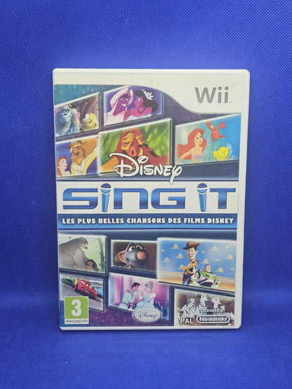 Disney Sing It Les Plus Belles Chansons Disney Nintendo Wii PAL 2010 Complet0