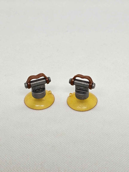 Lot 2 grips ventouse TMNT Sewer Lair Playmates 2003 – accessoires
