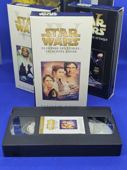 Coffret VHS La Trilogie Star Wars 2000 Master Digital THX 20th Century Fox Versi8