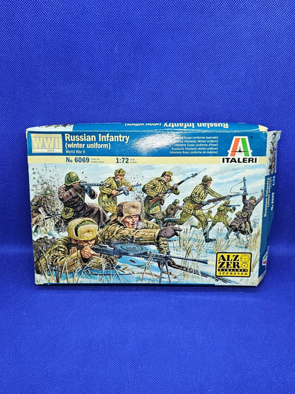 Italeri Russian Infantry Winter WWII 6069 32 Soldats Russes 172 2005 Incomplet0