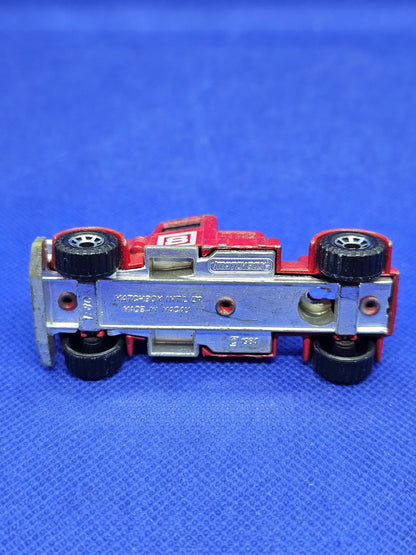 Matchbox Convoy Peterbilt Fire Engine Tractor Unit N°8 1984 Made in Macau 1904