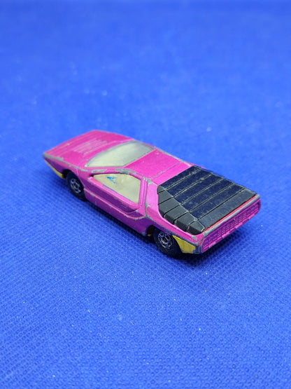 Alfa Carabo Matchbox Superfast No 75 Lesney Made in England 1970 Rose 7 cm1