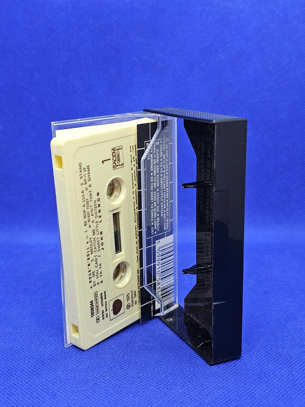 John Lennon Rock n Roll Cassette audio musicale Fame Parlophone EMI 1975 Rock2