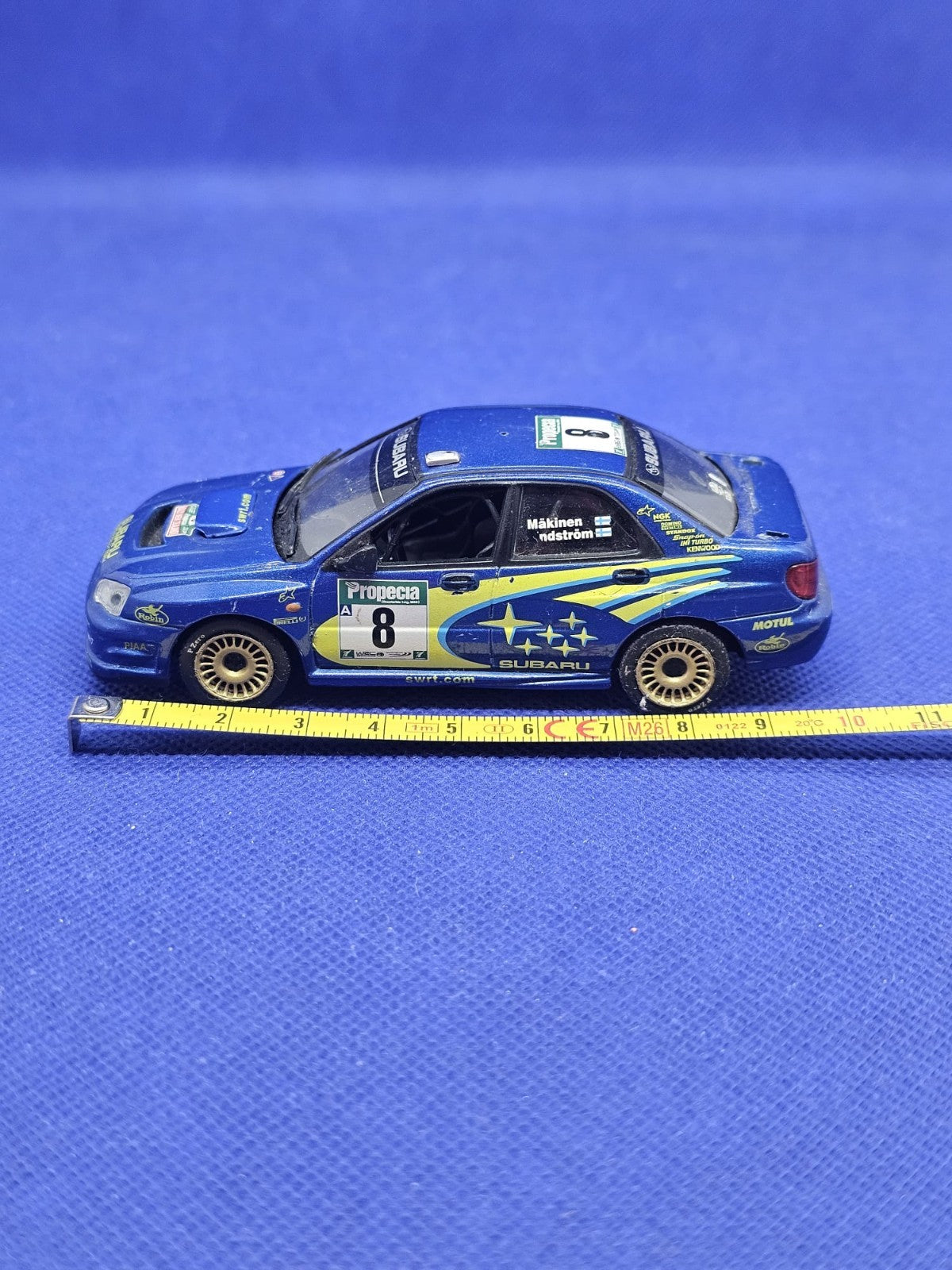 Subaru Impreza WRC n°8 Mäkinen Rally New Zealand 2003 IXO 1433