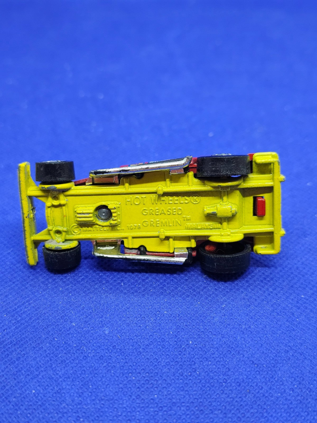 Greased Gremlin AMC Hot Wheels Mattel Malaysia 1978 Rouge 7 cm3