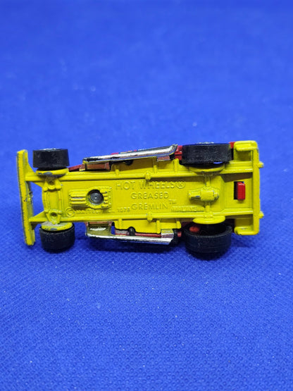 Greased Gremlin AMC Hot Wheels Mattel Malaysia 1978 Rouge 7 cm3