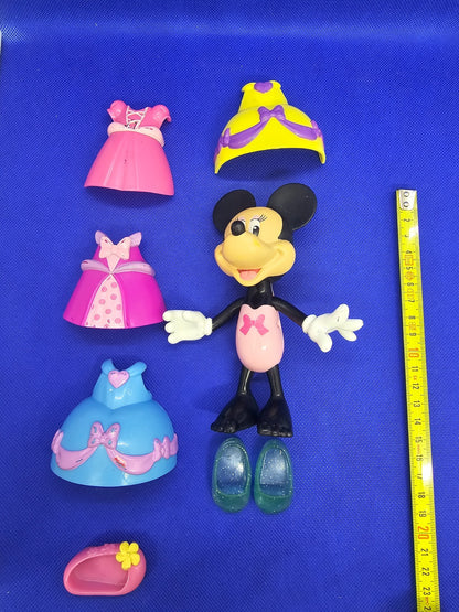 Figurine Minnie Mouse Princesse Disney Hasbro 2004 15 cm + Robes & Accessoires3