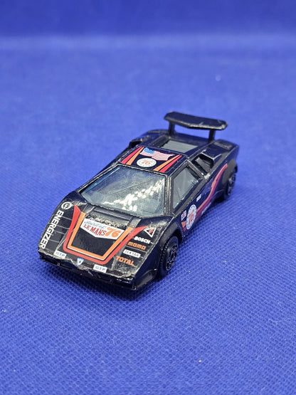 Lamborghini Countach n°76 Spirit of Le Mans Bburago 143 Made in Italy Vintage0