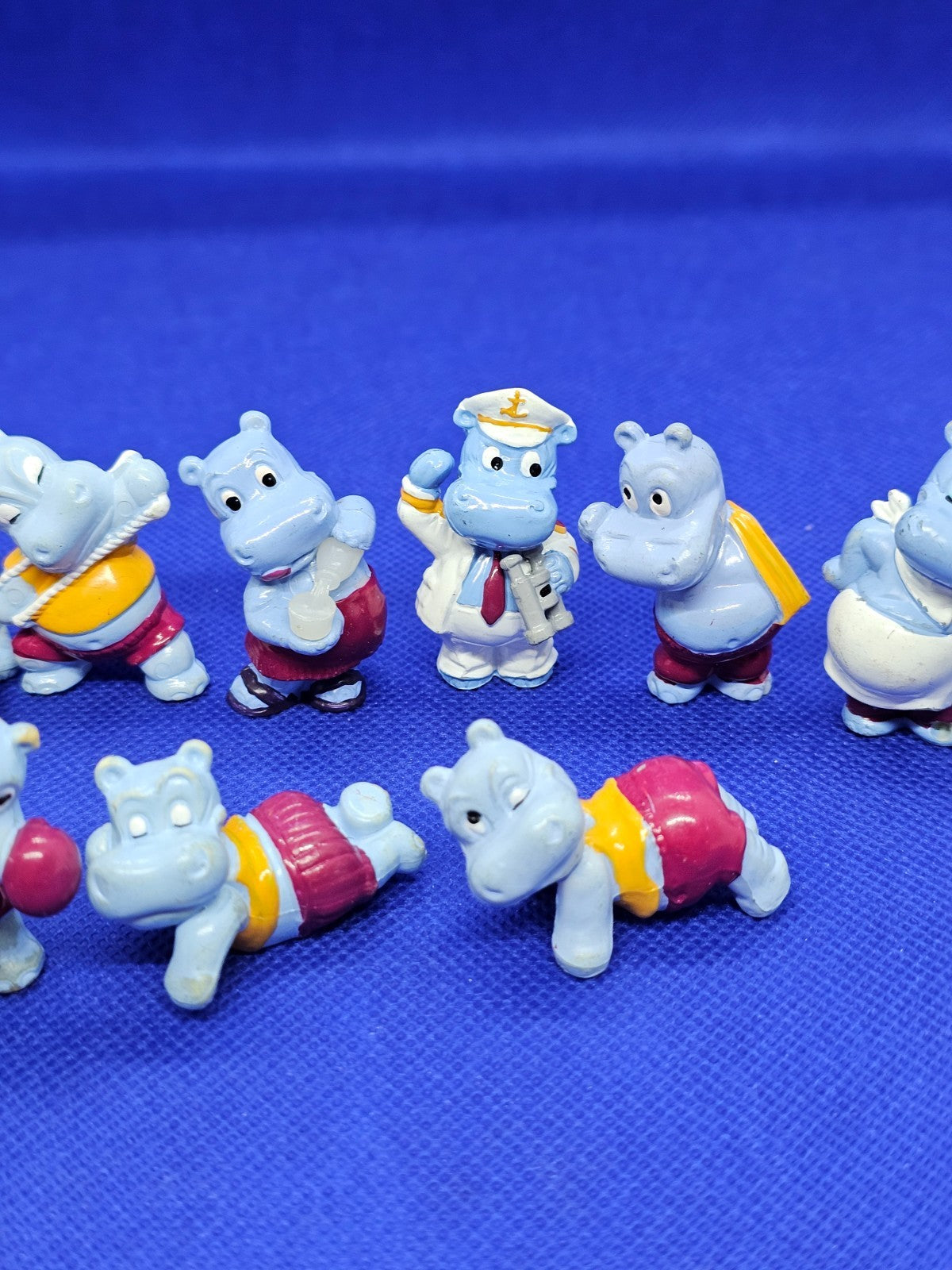 Lot 11 Figurines Happy Hippo Kinder Surprise – Vintage Kinder – Collection Anima2