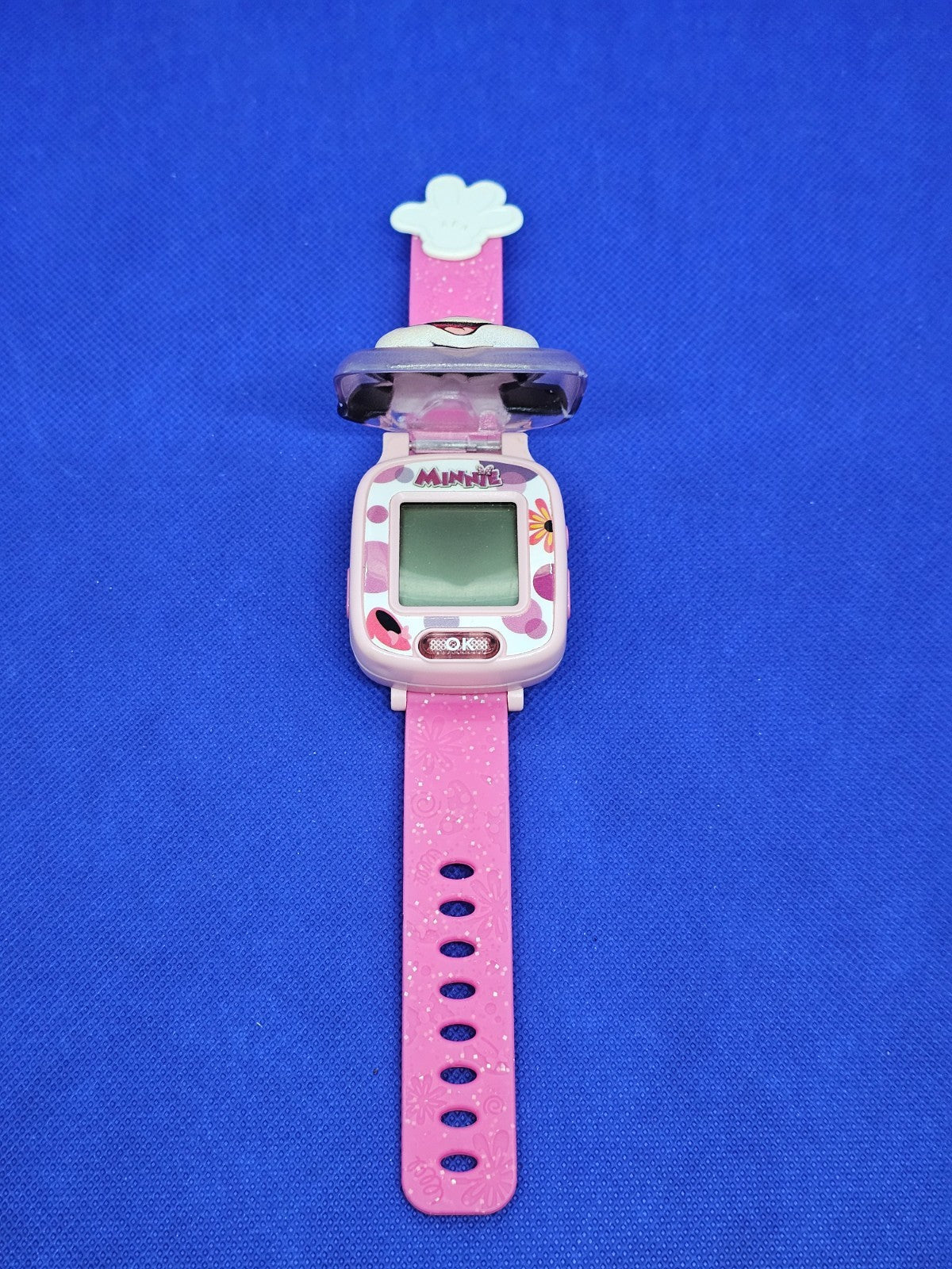 Montre Jeu Interactive Minnie Mouse Disney VTech Rose Éducative Non Testée1