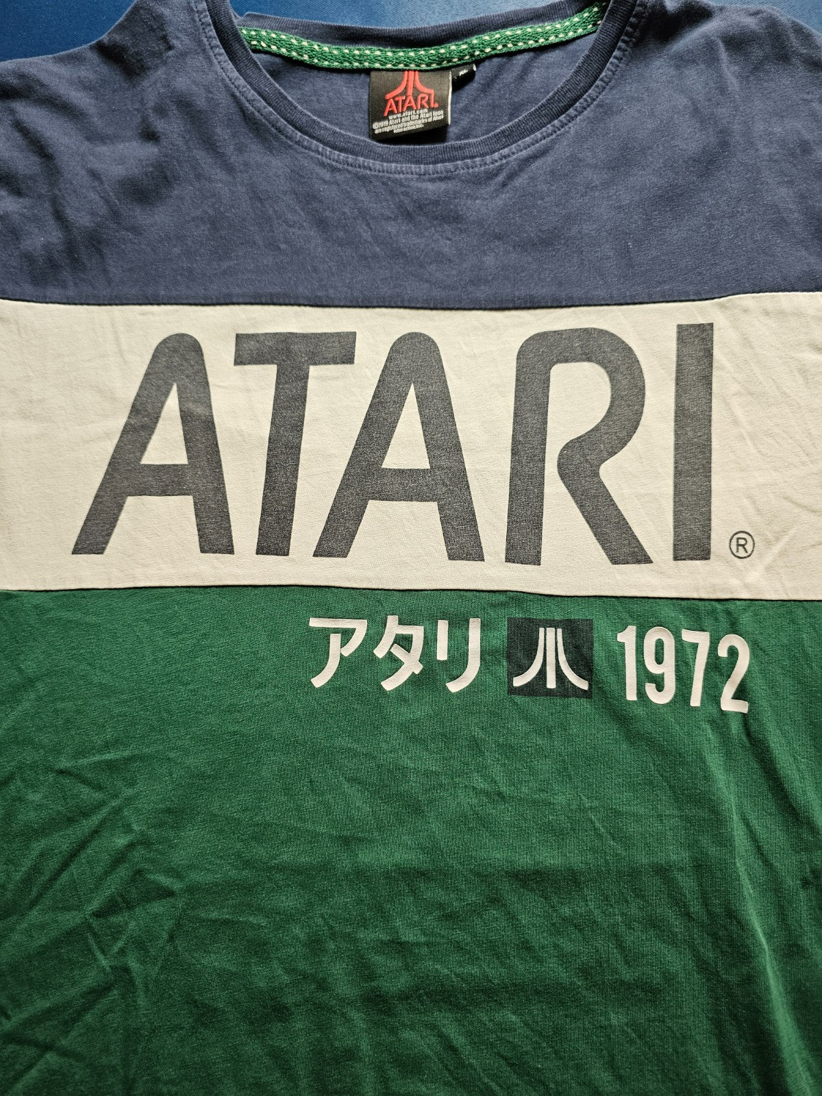 T-shirt Atari 1972 Difuzed Licence Officielle 2019 Taille XL Bleu Vert1