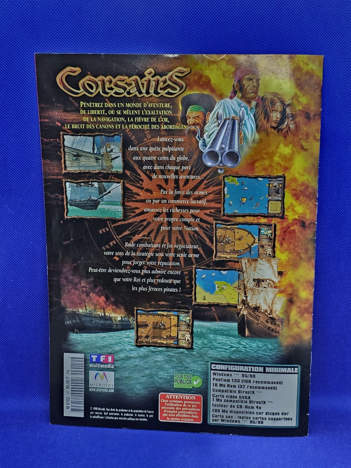 Corsaires Fascicule Seul Jeu PC TF1 Microïds 1999 Rétrogaming1