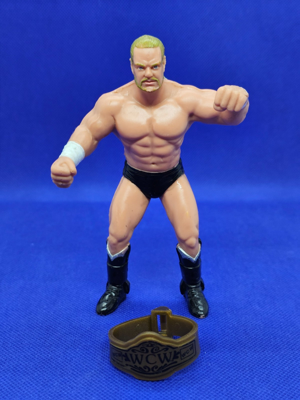 Figurine Barry Windham WCW Wrestling Galoob 1990 avec Ceinture WCW 12 cm2