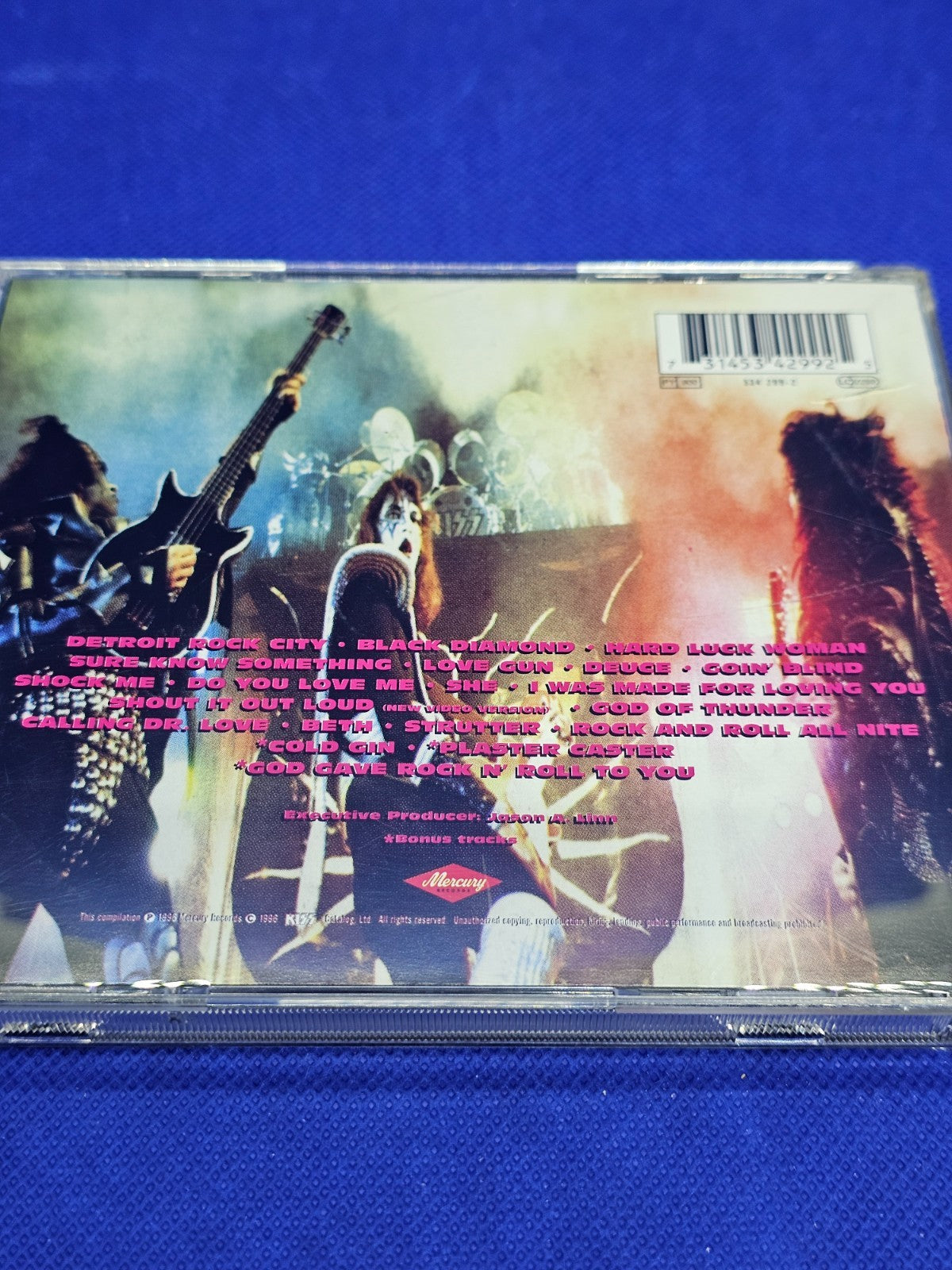 Greatest KISS CD Compilation Remastered Mercury Records 19983