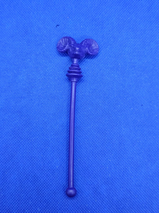 Sceptre Havoc Staff Skeletor MOTU Mattel 1980 Made in France Rare0