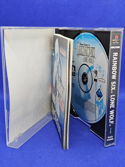 Tom Clancy Rainbow Six Lone Wolf PS1 PlayStation Ubisoft PAL FR Complet2