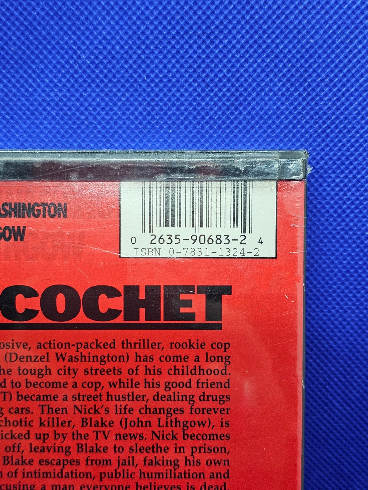 Ricochet DVD Zone 1 US Neuf Sous Blister Denzel Washington John Lithgow Ice-T HB2