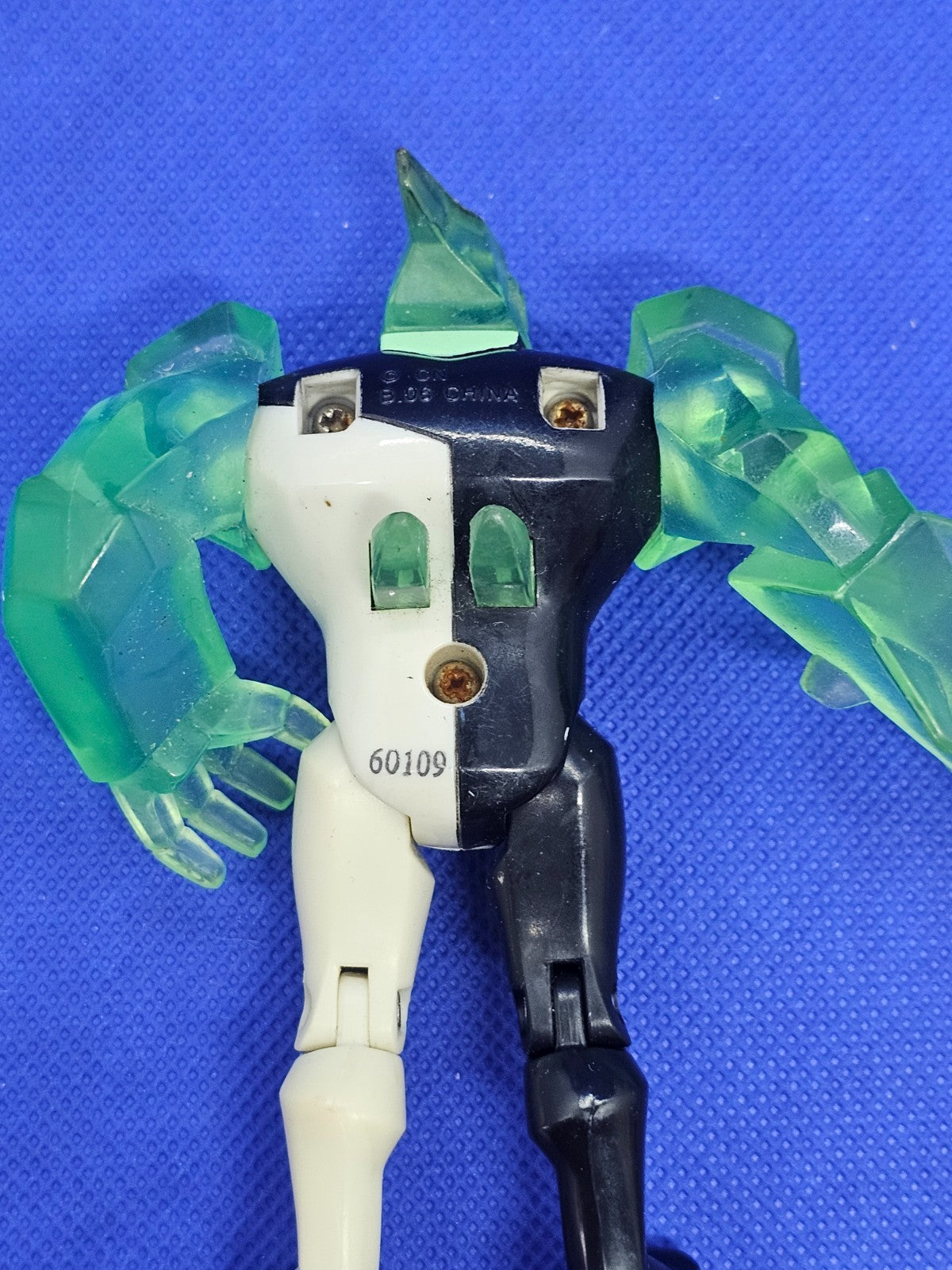 Diamondhead Diamond Head Ben 10 Bandai 2006 figurine translucide 10 cm4