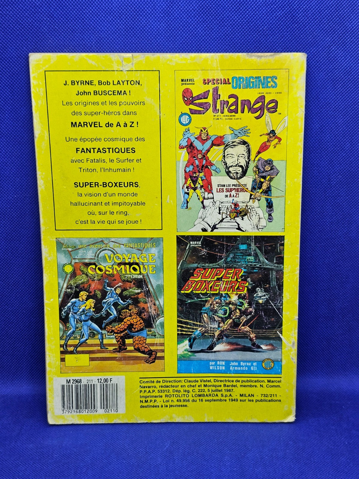 Strange 211 Le Journal de Spider Man Marvel Lug Juillet 1987 BD Comics Vintage1