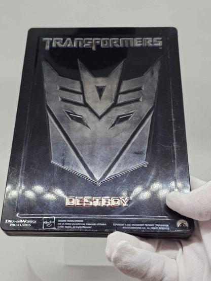 Transformers, Édition Steelbook 2 DVD, DreamWorks Hasbro, 2007, Protect Destroy