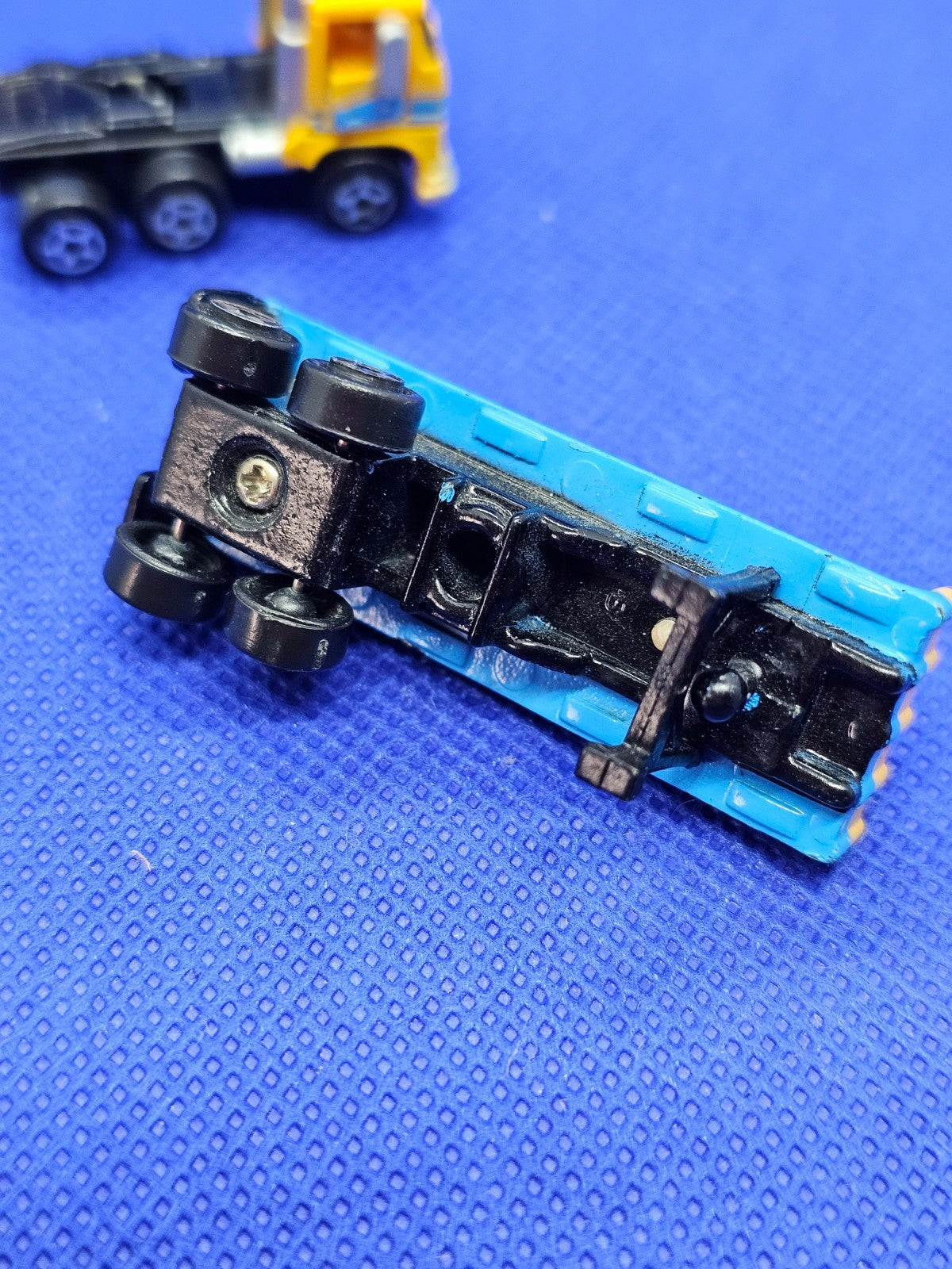 Micro Machines Log Flatbed Semi Truck Lumberjacks Galoob 1989 Camion Grumier8