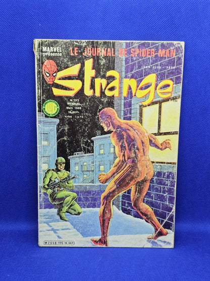 Strange 195 Le Journal de Spider Man Marvel Lug Mars 1986 BD Comics Vintage0