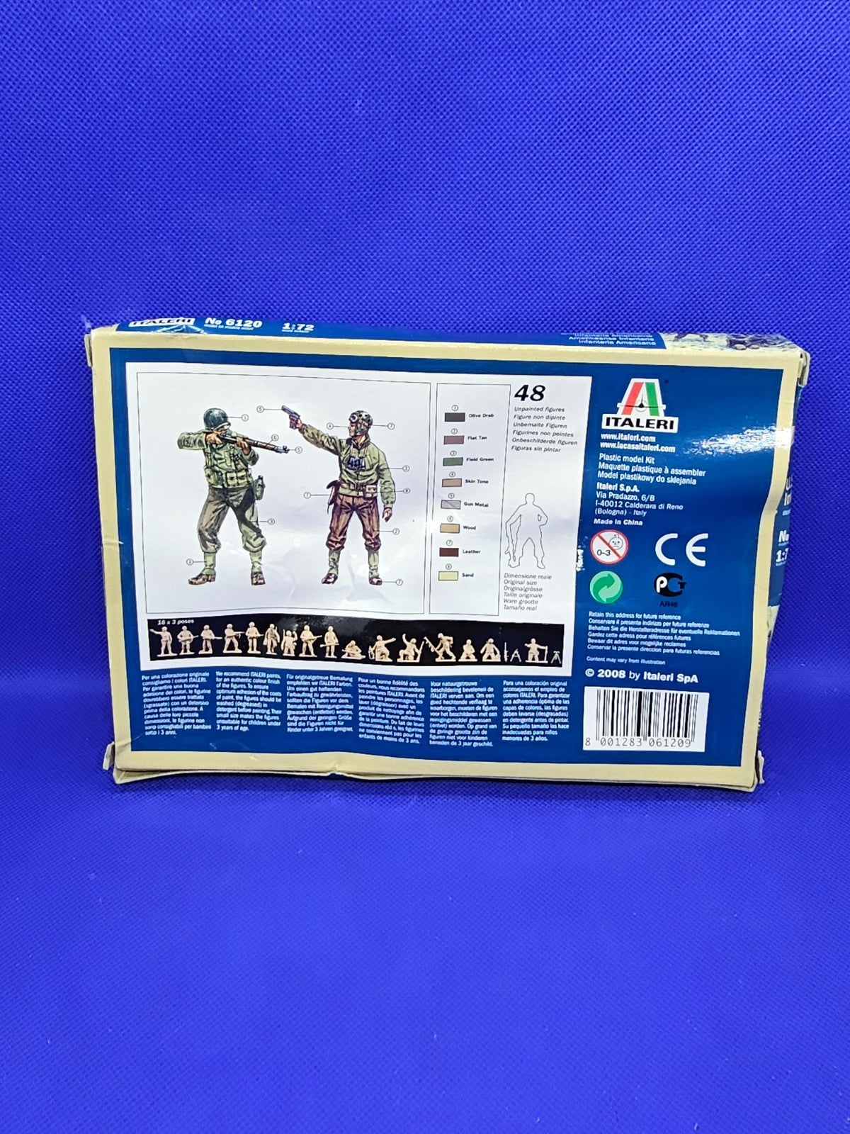 Italeri U.S. Infantry WWII 6120 48 Soldats Américains 172 2008 #21
