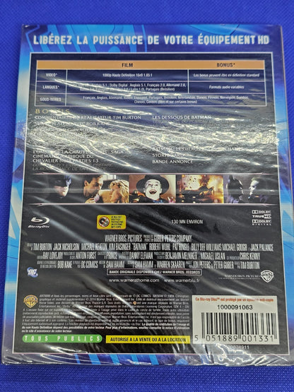 Batman 1989 Blu-ray Warner Blu-Line Tim Burton Michael Keaton neuf sous blister2