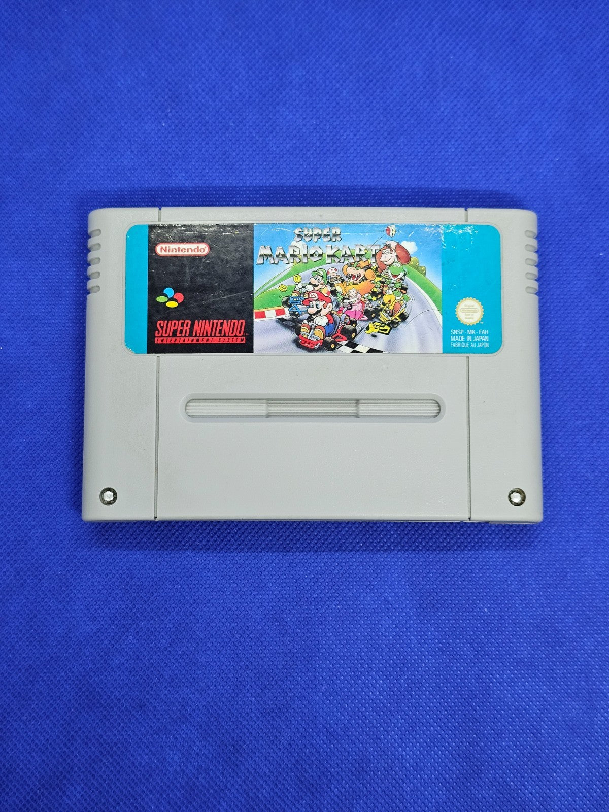 Super Mario Kart Super Nintendo SNES PAL FAH Nintendo 1992 cartouche seule0